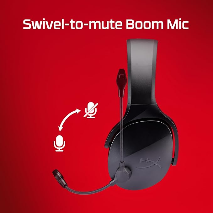 HyperX Cloud Jet – Dual Wireless Gaming Headset, 2.4GHz dongle, Bluetooth 5.3, PC, PS5, Mobile, USB-A – Light Blue