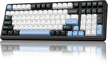 AULA F99 Wireless Mechanical Keyboard,Tri-Mode BT5.0/2.4GHz/USB-C Hot Swappable Custom Keyboard,Pre-lubed Linear Switches,RGB Backlit Gaming Keyboards for PC/Tablet/Xbox/PS4/PS5 - Image 1