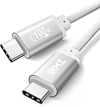 Long USB C to USB C Cable 15ft, 5A Fast Charging 100W, USBC Charger Cord