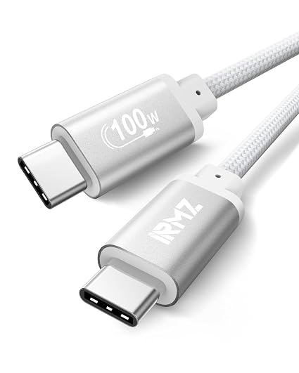 Long USB C to USB C Cable 15ft, 5A Fast Charging 100W, USBC Charger Cord