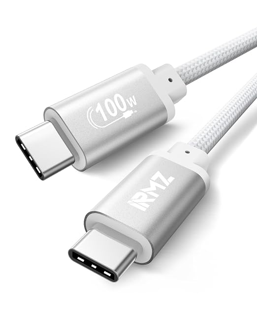 Long USB C to USB C Cable 15ft, 5A Fast Charging 100W, USBC Charger Cord