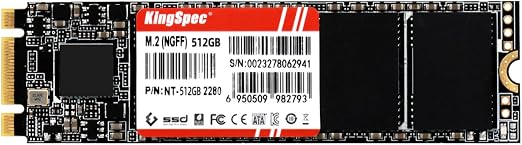 KingSpec 512GB M.2 SATA III 2280 SSD, NOT for NVMe Slots