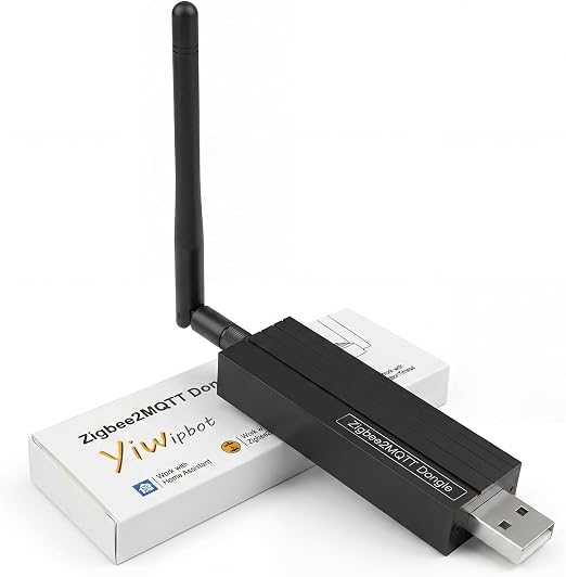 Zigbee 3.0 USB Dongle-P Plus Gateway, TI CC2652P+CP2102N Dual-Chip, Universal Zigbee USB Gateway with Antenna for Home Assistant, OpenHAB, ZHA, Zigbee2MQTT