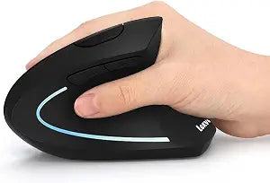 Lekvey Ergonomic Mouse, Rechargeable Vertical Wireless Mouse, Comfort Grip