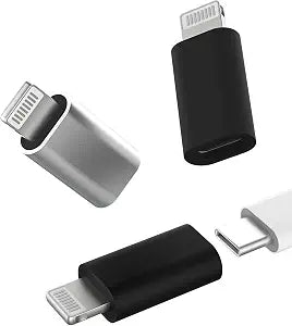 3Pack,USB-C Female to Lightning Male Adapter,Lightning to USB C Adapter,Type C Cable Charger Adaptor for Apple iPhone 12 11 MINI PRO MAX XS XR X SE2 7 8Plus Ipad AIR USBC Charging Converter