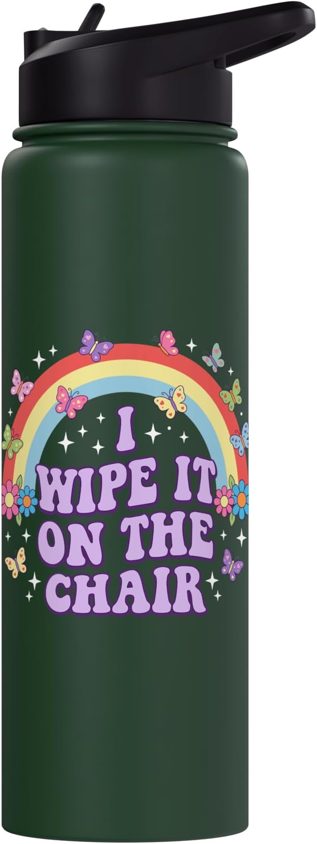 Rainbow Stainless Steel Insulated Water Bottle