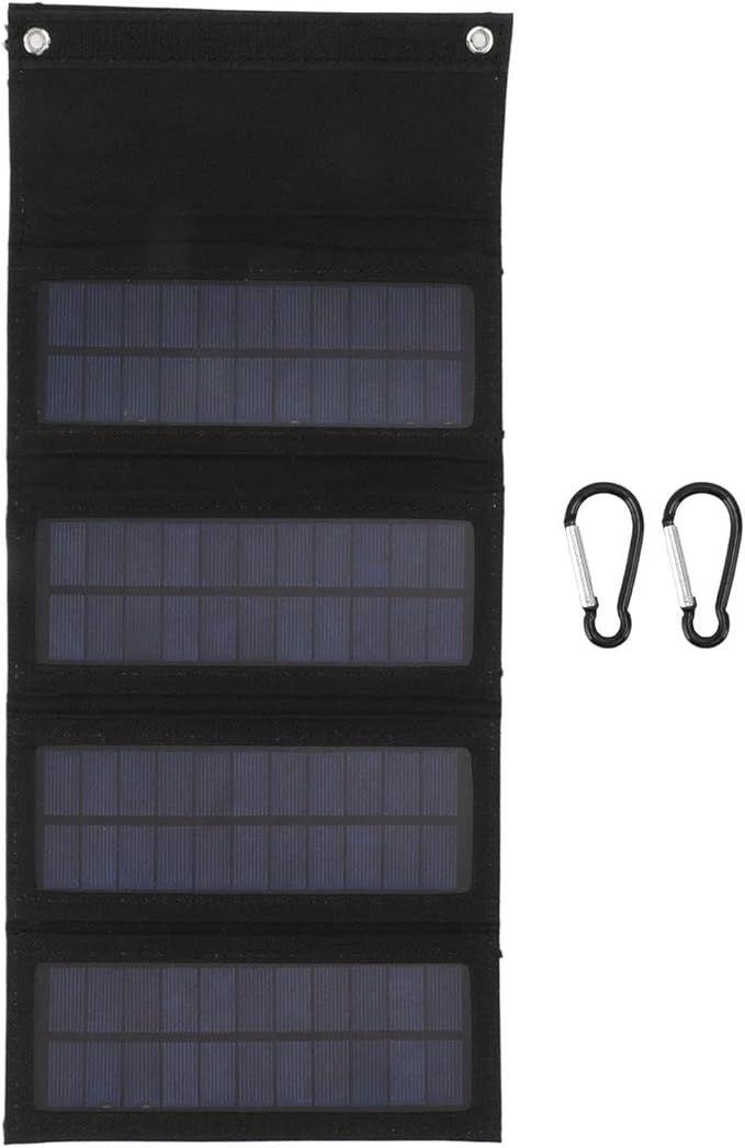 40W Portable Foldable Solar Panel for Outdoor Camping Hiking, High Efficiency Solar Charger with USB Output