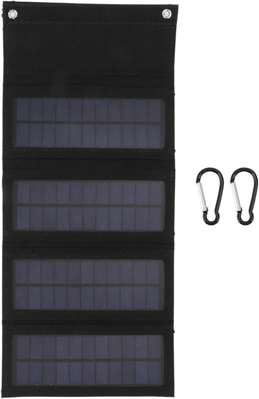 40W Portable Foldable Solar Panel for Outdoor Camping Hiking, High Efficiency Solar Charger with USB Output