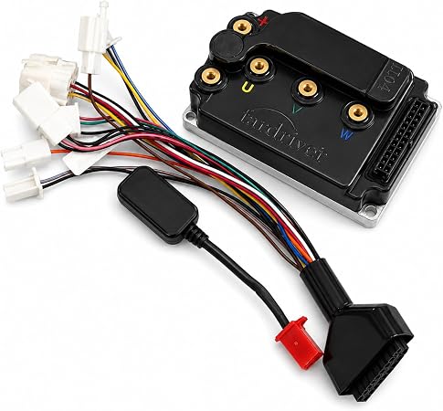 Fardriver Mini 12 Controller,ND7230,72 Volt BLDC Programmable E Bike Controller,Electric Bike Parts