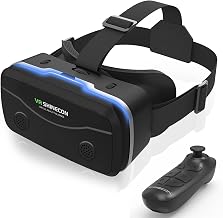 3D VR Headset for 4.7-7" Smartphones, Bluetooth Gamepad Included, Aspheric HD Lenses with Adjustable Myopia & IPD, Anti-Fog Ventilation for Long Gaming Sessions - Image 1
