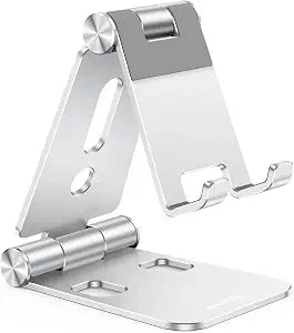OMOTON Foldable Cell Phone Stand, C4 Portable Aluminum Phone Holder