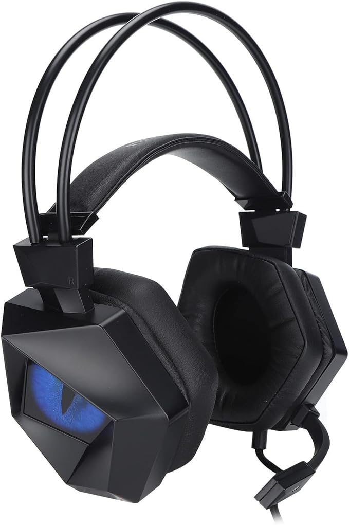 Wired Gaming Headphones Headset with Microphone, THS300A4 Gaming Headset 7.1 Surround Sound Wired USB On Ear Gaming Headphones with Noise Canceling Microphone