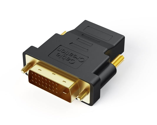 CableCreation DVI to HDMI Adapter, DVI Male to HDMI Female Converter