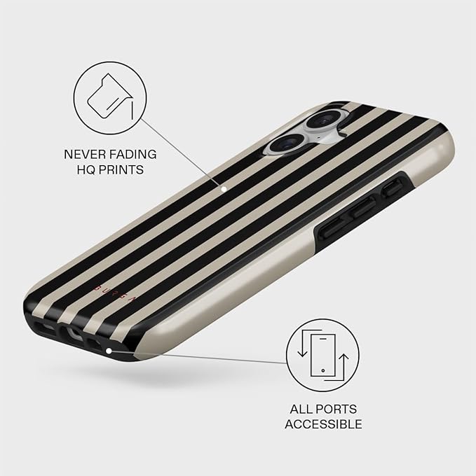 BURGA Phone Case for iPhone 17 - Cute, Trendy, Aesthetic, Pattern Phone Cover, Hard Shell Protection - fits Apple iPhone 17 Case for Women and Men