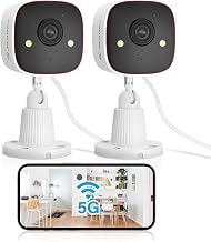 Jennov 2K WiFi Security Camera Indoor/Outdoor, 5G/2.4Ghz Home Cameras