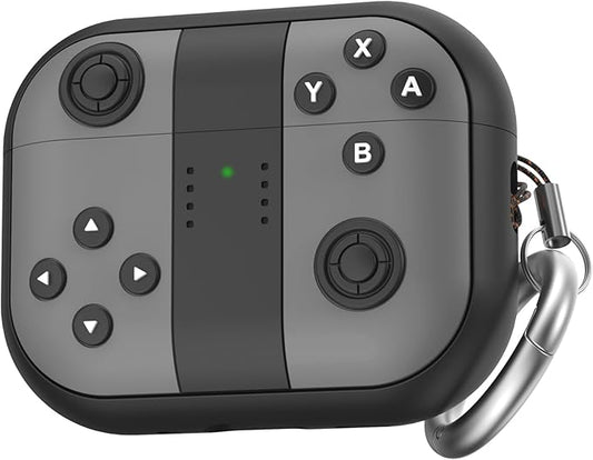 for AirPods Pro 3 Case - 2025 Silicone Cover Gamepad Design Case for Apple AirPods Pro 3rd Generation, Cute Air pod Pro 3 Cover for Men/Women (Grey)