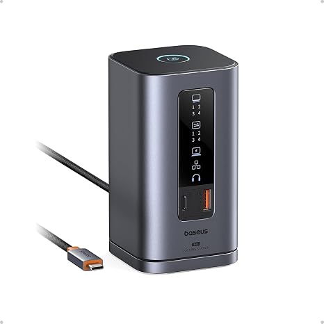 Baseus Spacemate Docking Station 11-in-1 with Triple Display for Windows - Image 5