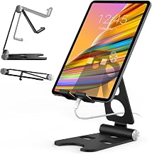 Kado Tablet Stand with Cord Holder Aluminum Alloy Foldable Phone Stand