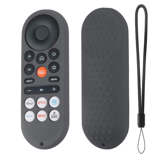 Hi Color XRT281 Remote Cover for Vizio/Onn FHD LED TV Remote 2026 Silicone Protective Case Compatible with VIZIO XRT281 ONN Remote Silicone Case Cover with Lanyard (Dark Grey)