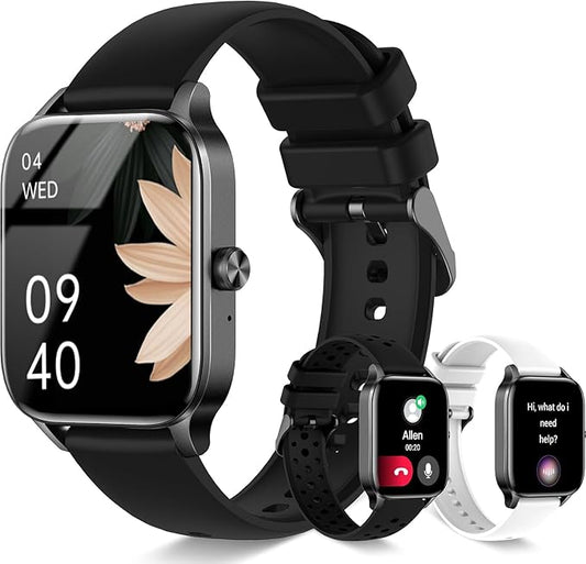 Smart Watches for Women,1.85" Fitness Tracker Watch Answer/Make Call,IP68 Waterproof Fitness Watch with Sleep/Step/Heart Rate/SpO2 Monitor, 120+ Sport Modes Smartwatch for Android iOS
