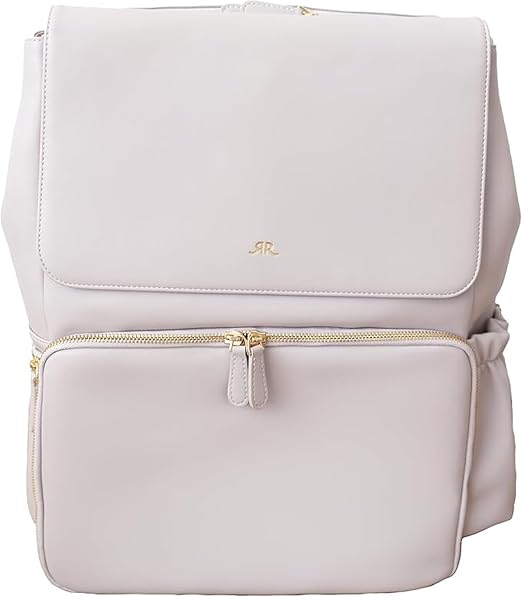 Ruby Camera Backpack – Sleek, Durable Vegan Leather Bag with Gear Dividers, Laptop Compartment, and Side Access for Cameras & Gear, Gray