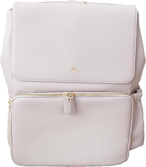 Ruby Camera Backpack – Sleek, Durable Vegan Leather Bag with Gear Dividers, Laptop Compartment, and Side Access for Cameras & Gear, Gray