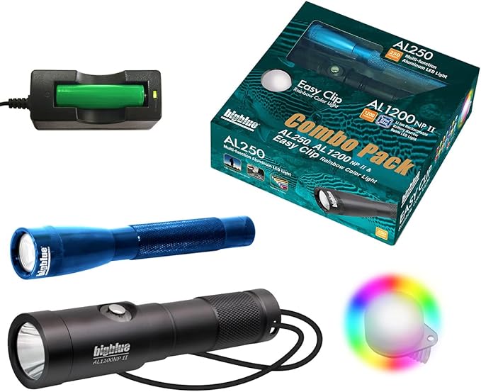 Bigblue Combo Pack: AL1300N AL250 Rainbow EZ Clip - Red