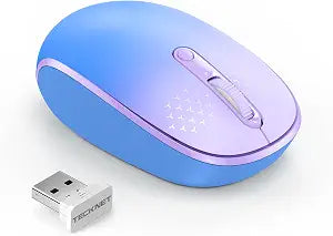 TECKNET Compact Ambidextrous Wireless Mouse for Laptop