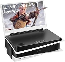 G-STORY 15.6" IPS 4K 60Hz Portable Gaming Monitor for PS5, 2 HDMI Speakers - Image 1