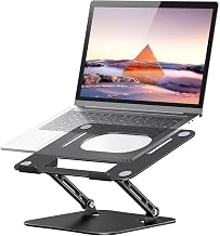 JOIOT Adjustable Aluminum Laptop Stand, Ergonomic Riser for 11-16" Laptops