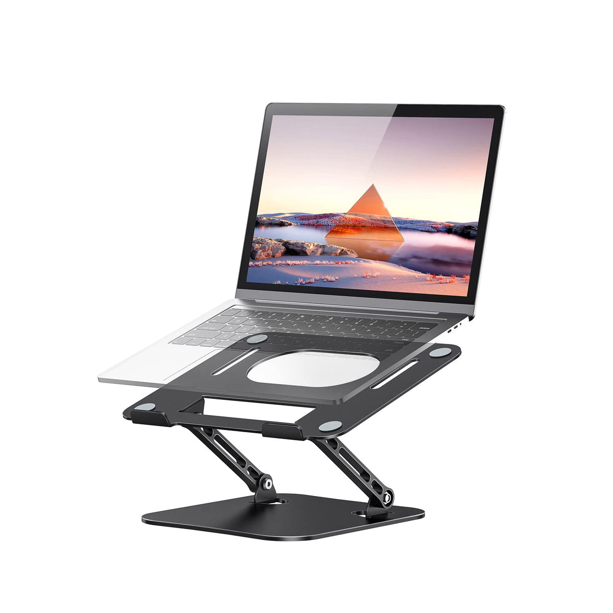 JOIOT Adjustable Aluminum Laptop Stand, Ergonomic Riser for 11-16" Laptops