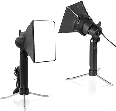 Meking Mini Softbox Photography Lighting Kit, Continuous Lighting LED Lamp - Image 1