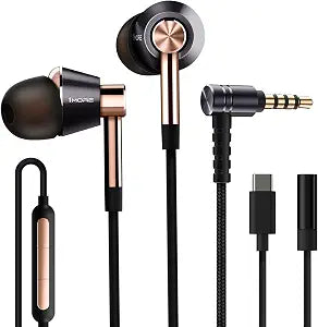 1MORE Triple Driver in-Ear Headphones Hi-Res Wired Earbuds with Mics