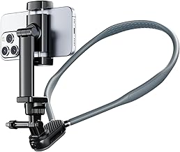Hamillar Camera Phone Chest Neck Mount Holder for Video Recording iPhone Samsung 4-7 Inch Phones AKASO/Go Pro/Insta360X5/DJI360 (Cameras + Phone Mount) - Image 1