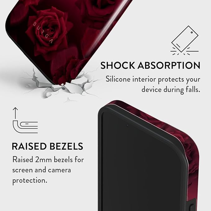 BURGA Phone Case for iPhone 14 - Cute, Trendy, Aesthetic, Pattern Phone Cover, Hard Shell Protection - fits Apple iPhone 14 Case for Women and Men