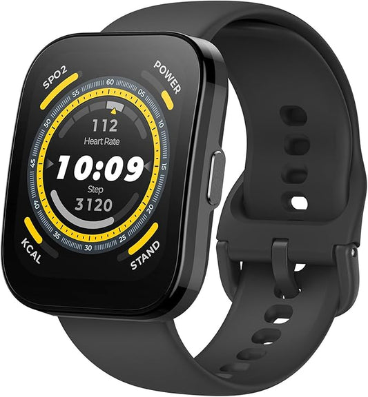 Amazfit Renewed Bip 5 Smart Watch for Men & Women, Alexa Built-in, GPS, Bluetooth Call, 10-Day Long Battery, Refurbished Health Fitness Tracker, Smartwatch for Android Phone & iPhone(Black)