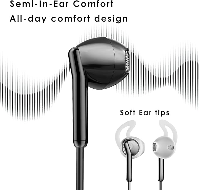 Wired Gaming Earbuds with ENC Microphone, USB C 7.1 Gaming Headphones Surround Sound in-Line Controller Hi-Res Audio Compatible with PC, Tablet, Phone, Pad, VR
