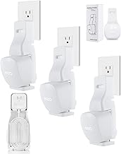LIGHTMEUP Outlet Wall Mount Holder - Plug-to-Adapter First, Only for eero 7/ eero 6 & 6+/ eero Pro 6e & Pro 6/ eero Mesh Wi-Fi System, No Messy Wires & Space Saving (3 Pack) - Image 1