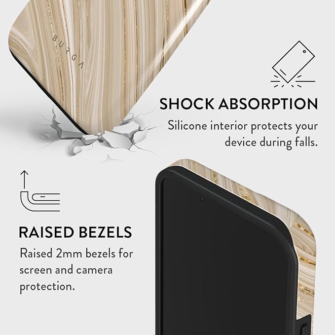 BURGA Phone Case for iPhone 14 - Cute, Trendy, Aesthetic, Pattern Phone Cover, Hard Shell Protection - fits Apple iPhone 14 Case for Women and Men