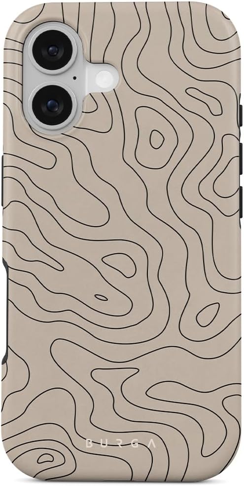 BURGA Phone Case for iPhone 17 - Cute, Trendy, Aesthetic, Pattern Phone Cover, Hard Shell Protection - fits Apple iPhone 17 Case for Women and Men