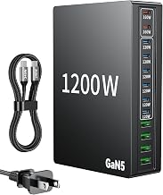 1200W USB C Charger Block Fast 12 Port MacBook Pro Charging Station - Image 1