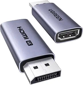 UGREEN Active 4K@60Hz 2K@144Hz DisplayPort to HDMI Adapter, 2 Pack
