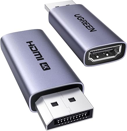 UGREEN Active 4K@60Hz 2K@144Hz DisplayPort to HDMI Adapter, 2 Pack