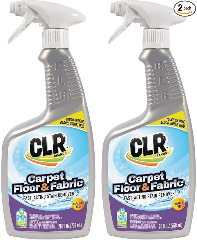 CLR Magnet Carpet, Fabric and Floor Stubborn Multi-Surface Stain Remover, Clear (CFSR-6) (Pack of 2)