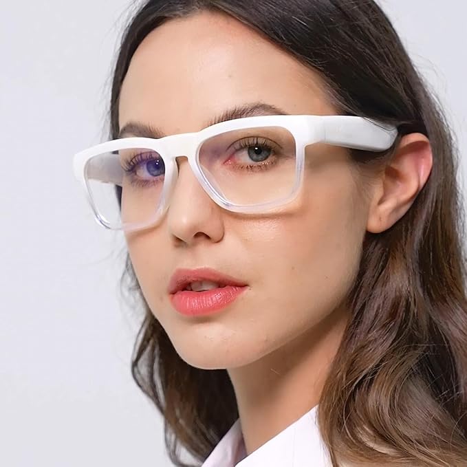 OhO sunshine Bluetooth Glasses: Voice Control and Open Ear Style Smart Glasses to Listen Music & Calls, UV400 Protection Lens