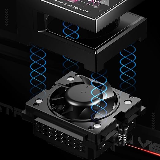 Thermalright Stream Vision 360 Black CPU Liquid Cooler, 3.5in Magnetic Embedded Fan LCD Screen, 640x480 Resolution,Freely Defined Display Screen,2400RPM Speed, Compatible with AM5,lga1851/1700/115x