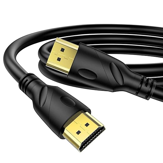 3FT HDMI Cable Ultra High Speed Gold Plated 4K @ 60Hz, Ultra HD, 1080P & ARC Compatible with Laptop, Gaming PC, Monitor, PS5, PS4, Xbox X, One, Fire TV, Apple TV, ROKU, Soundbar & More