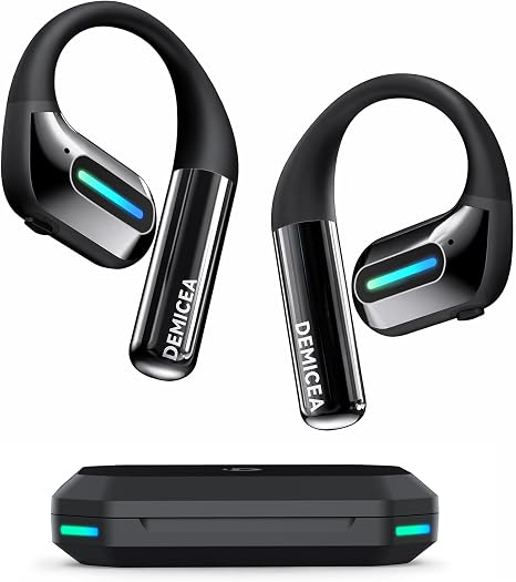 30H IP68 RGB Bone Conduction Headphones with Charging Case