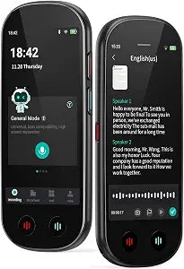 AI Voice Recorder with Playback, Digital Voice Recorder with Unlimited Transcription, Summary, Translation, 80GB Voice to Text Meeting Recorder and Transcriber, AI Recorder for Lectures, Interviews
