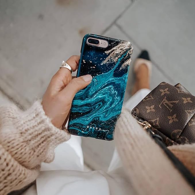 BURGA Phone Case for iPhone 15 - Cute, Trendy, Aesthetic, Pattern Phone Cover, Hard Shell Protection - fits Apple iPhone 15 Case for Women and Men